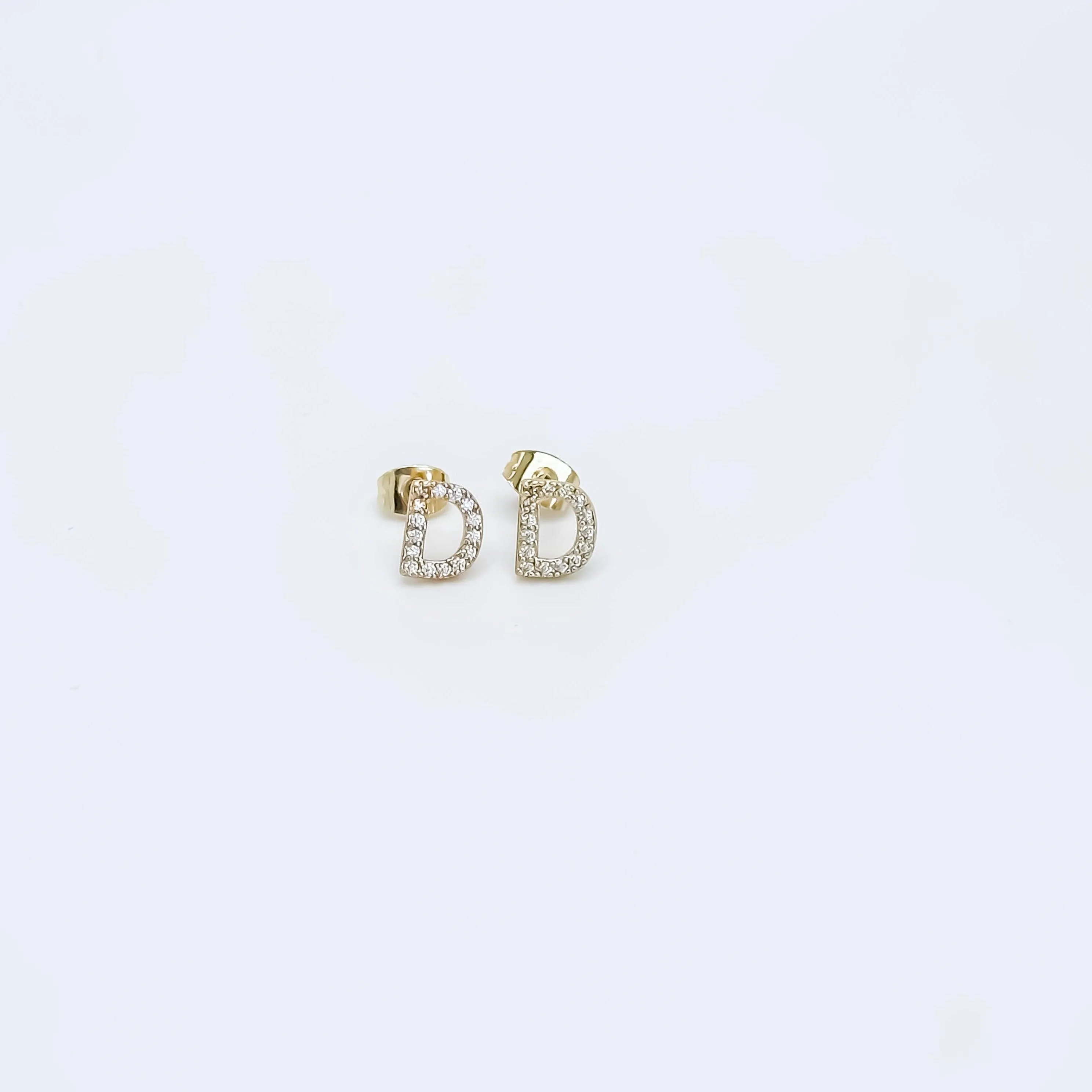 Meyer Initial Stud Earring