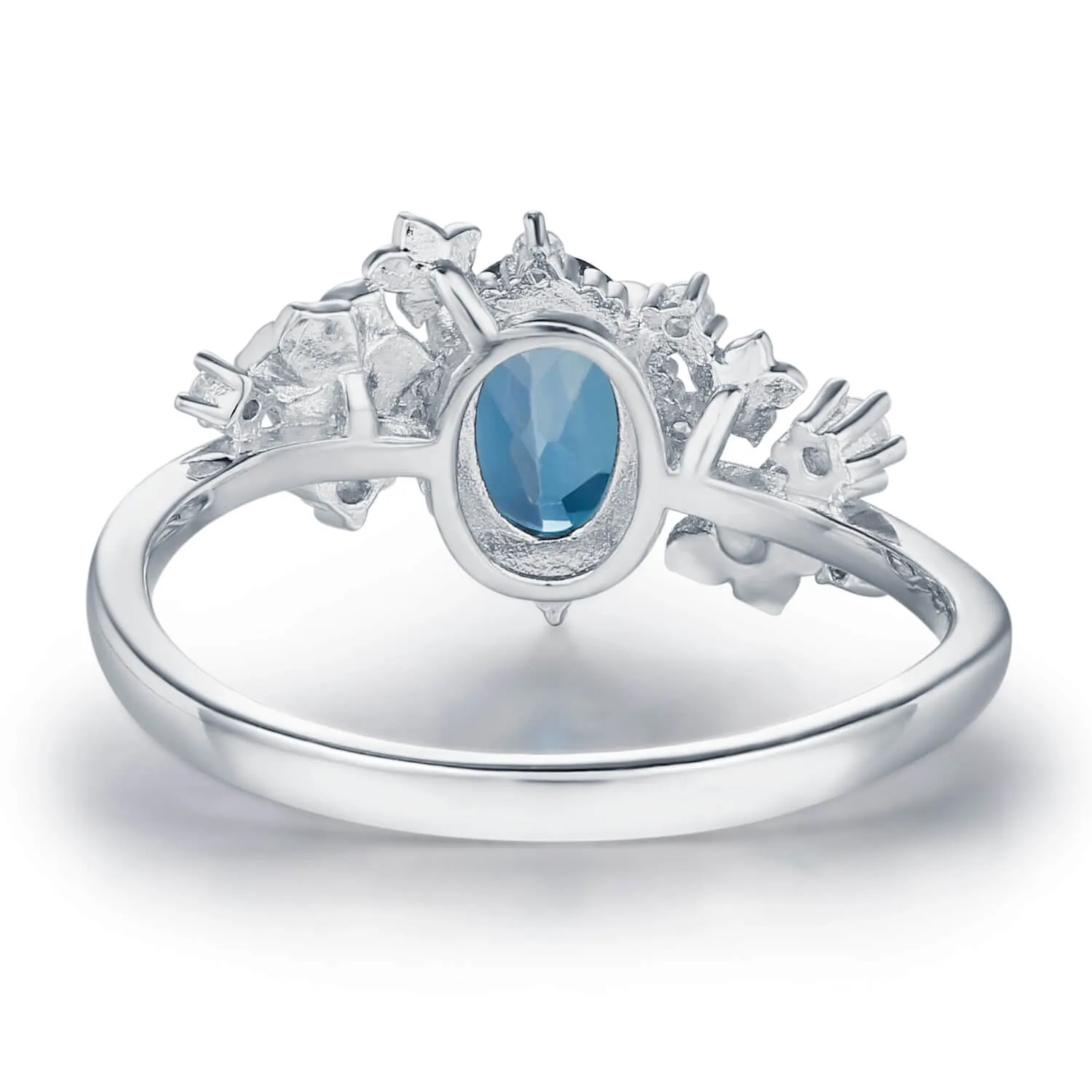 Midnight Veil London Blue Topaz Ring