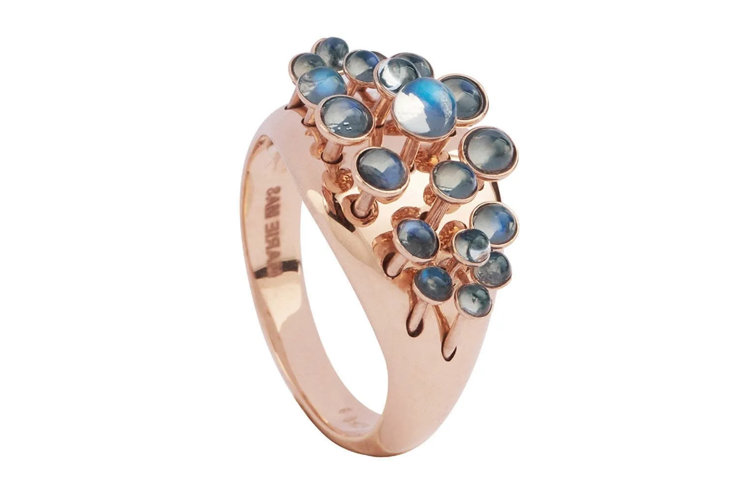 Moonlight Queen Wave Ring