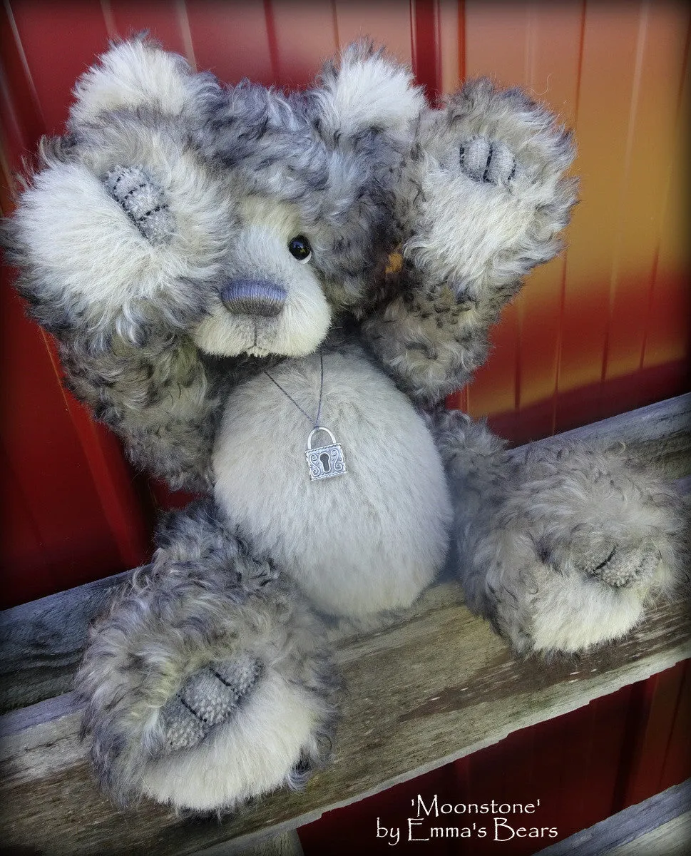 Moonstone - 15" kid mohair and alpaca artist bear  - OOAK by Emma's Bears