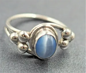 MOONSTONE & Silver Fine Vintage Gemstone Ring