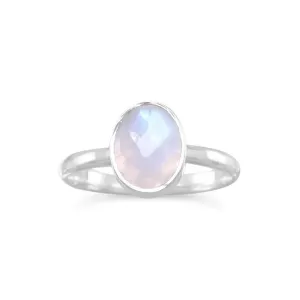 Must Have Moonstone! Faceted Moonstone Ring