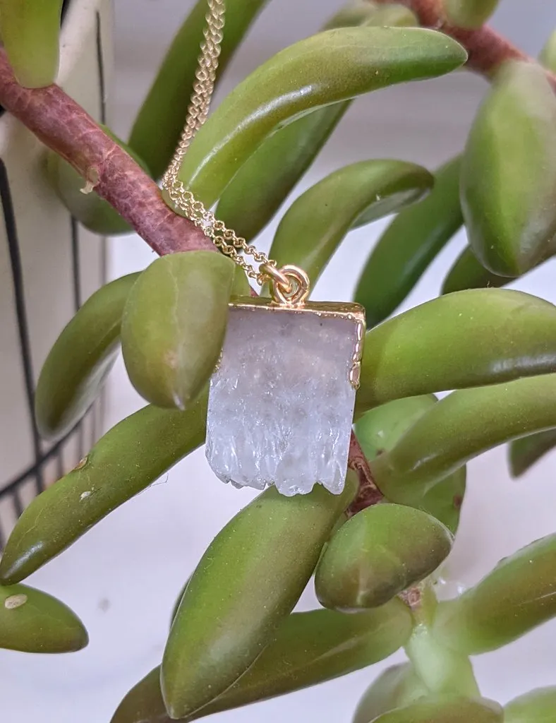 Nuance Geode Slab Necklace