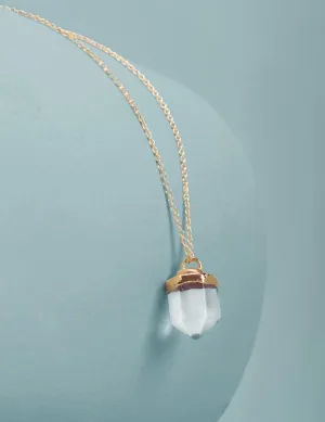 Nuance Mini Quartz Point Necklace