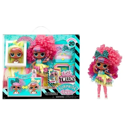 Open Box - L.O.L. Surprise! Tweens Surprise Swap Curls 2 - Crimps Cora Fashion Doll with 20  Surprises