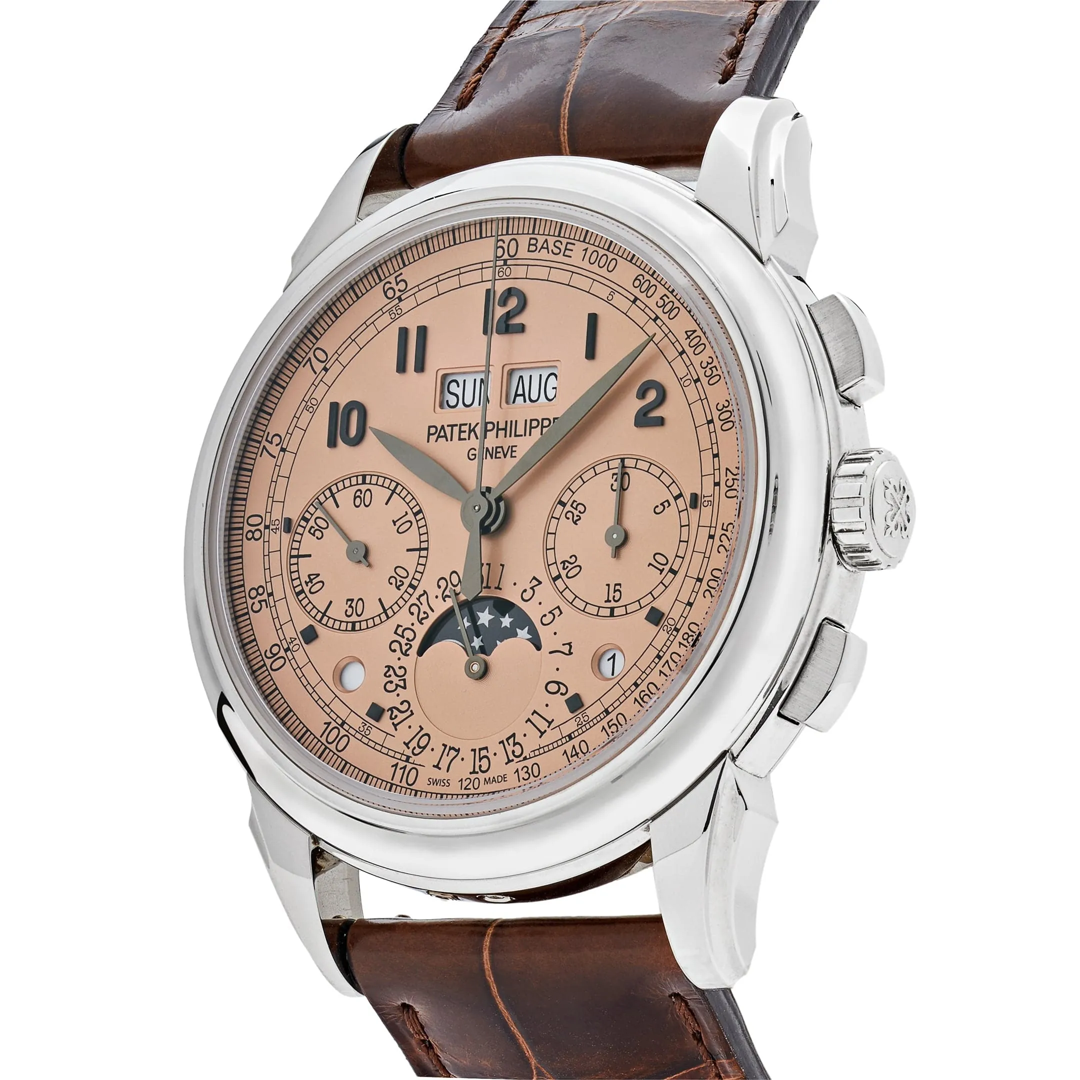 Patek Philippe Grand Complications 5270P-001 Perpetual Chronograph Platinum Gold Opaline Dial