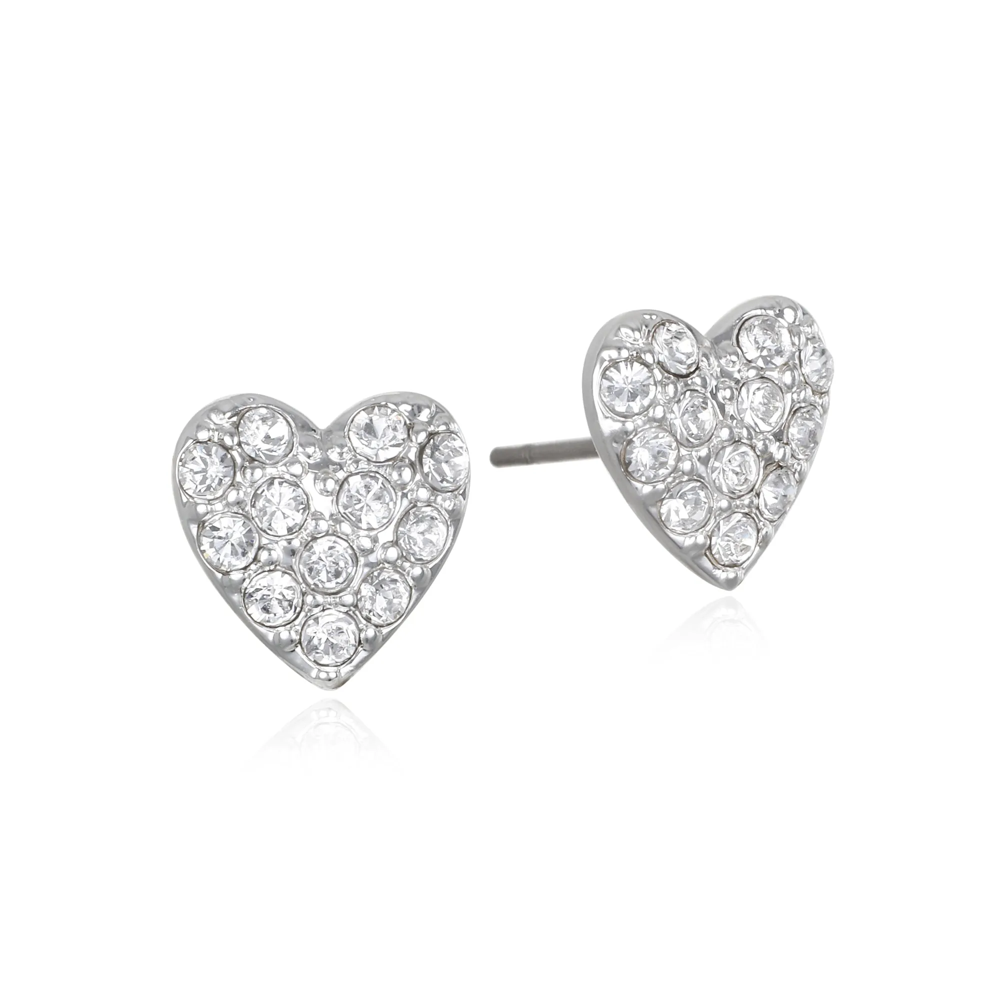 Pavé  Heart Stud Earrings