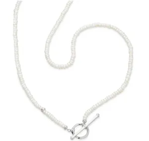 Pearl Strand T-bar Necklace