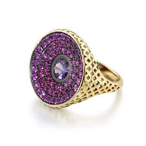 Pink Sapphire Signet Ring