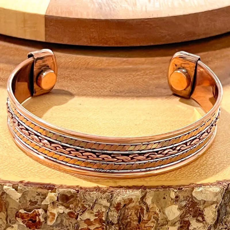 Powerful Copper Bracelet Handmade Cuff Wristband