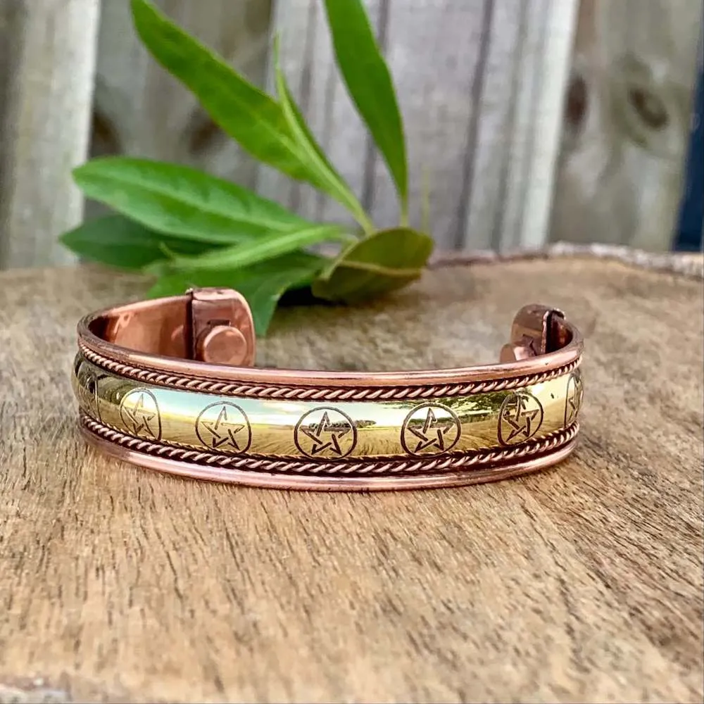 Powerful Copper Bracelet Handmade Cuff Wristband