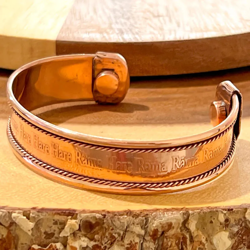 Powerful Copper Bracelet Handmade Cuff Wristband