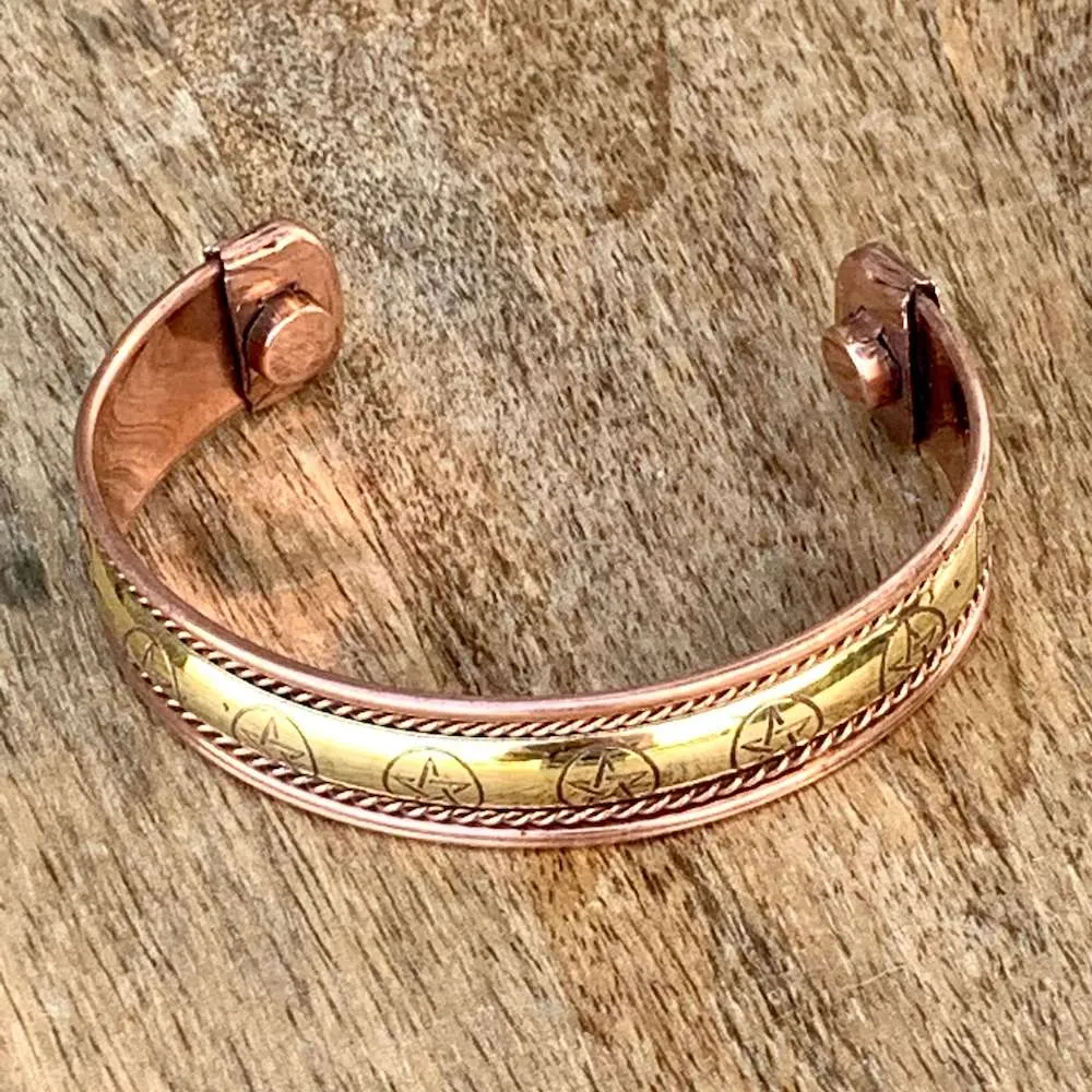 Powerful Copper Bracelet Handmade Cuff Wristband