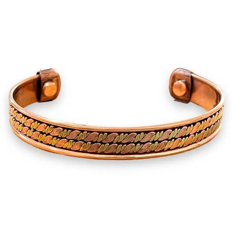 Powerful Copper Bracelet Handmade Cuff Wristband