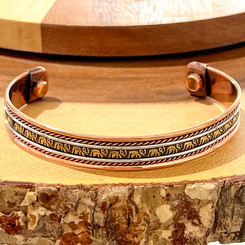 Powerful Copper Bracelet Handmade Cuff Wristband