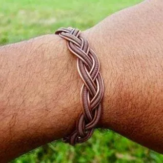 Powerful Copper Bracelet Handmade Cuff Wristband