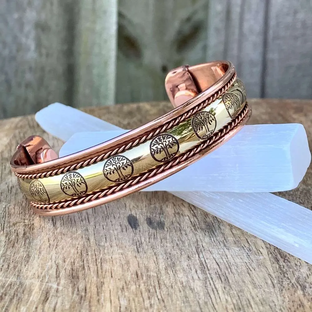 Powerful Copper Bracelet Handmade Cuff Wristband