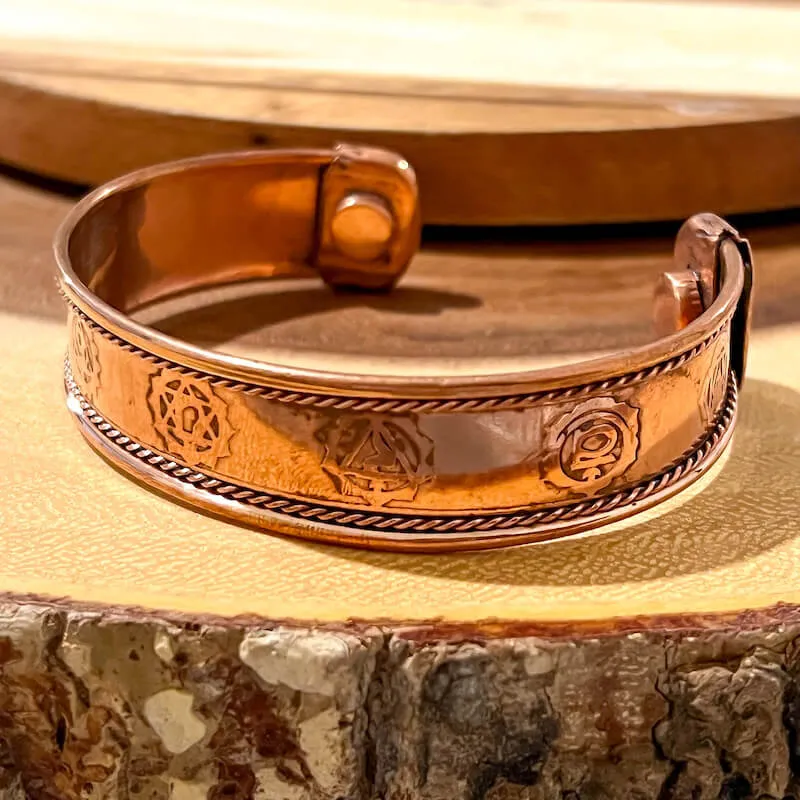 Powerful Copper Bracelet Handmade Cuff Wristband