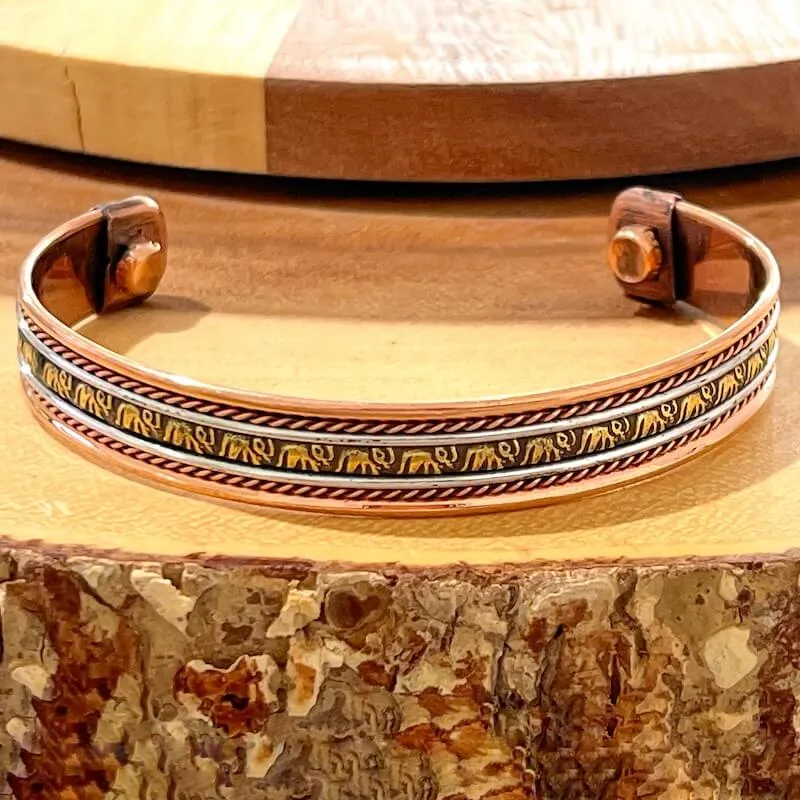 Powerful Copper Bracelet Handmade Cuff Wristband