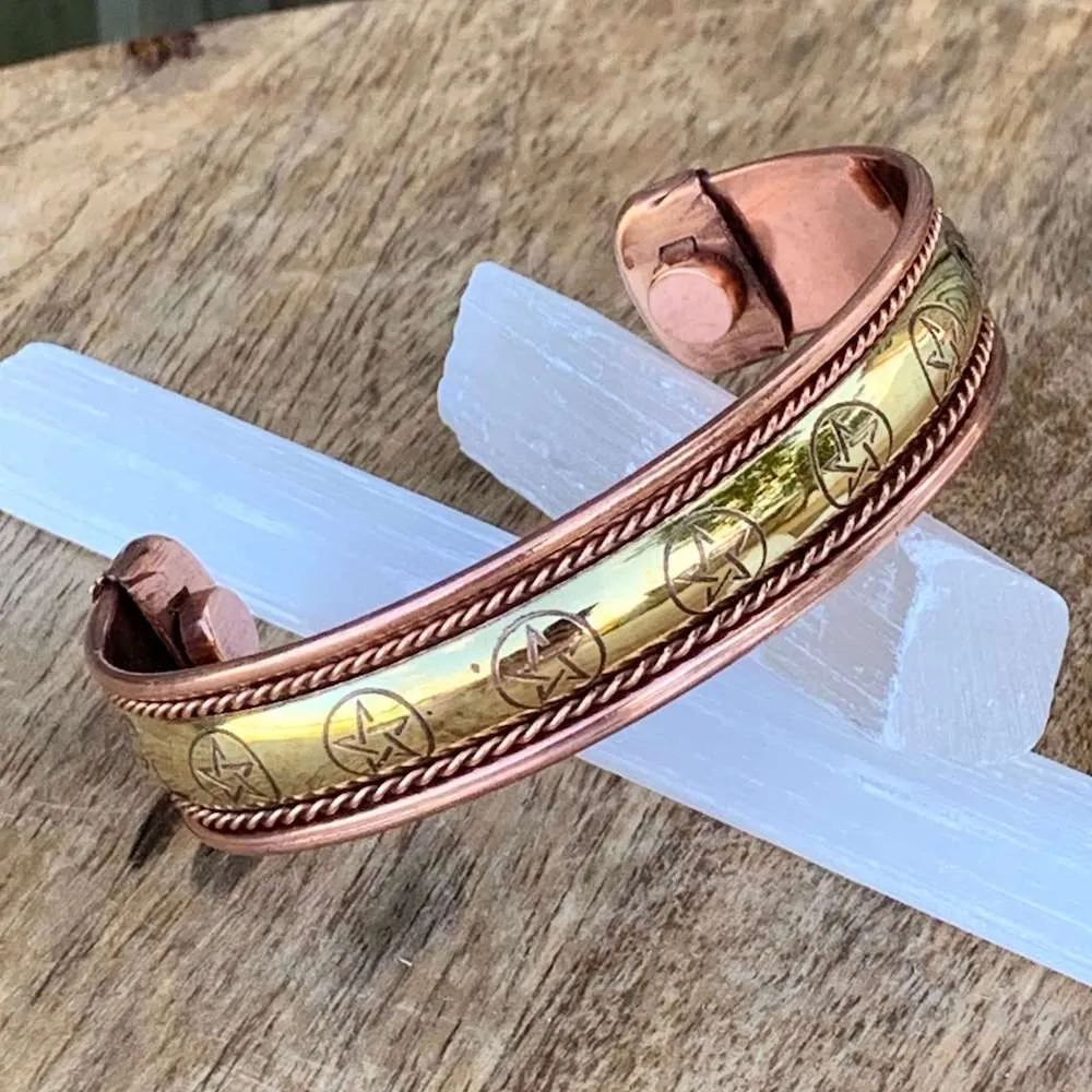 Powerful Copper Bracelet Handmade Cuff Wristband