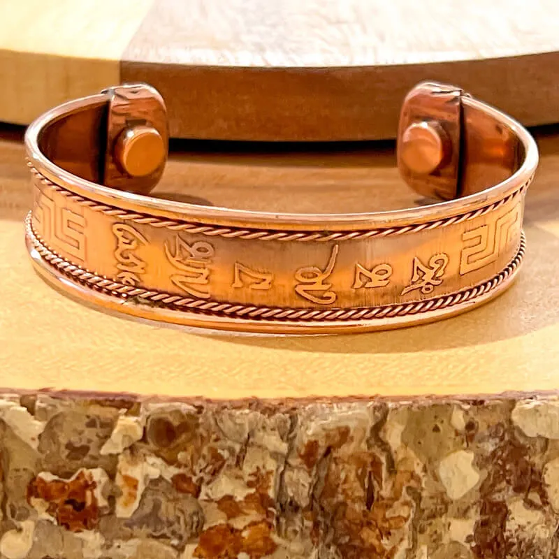 Powerful Copper Bracelet Handmade Cuff Wristband