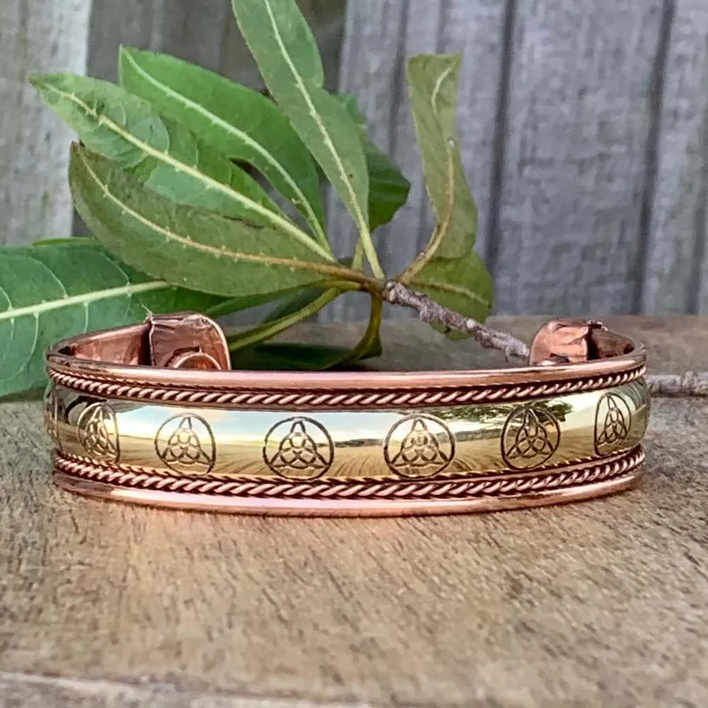 Powerful Copper Bracelet Handmade Cuff Wristband