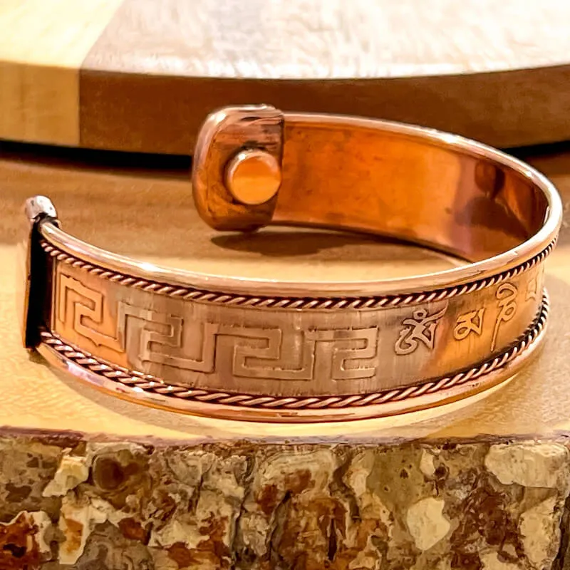 Powerful Copper Bracelet Handmade Cuff Wristband