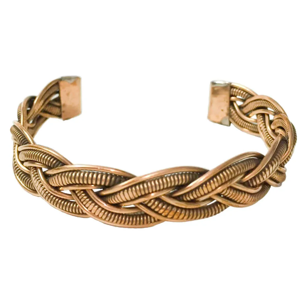 Powerful Copper Bracelet Handmade Cuff Wristband