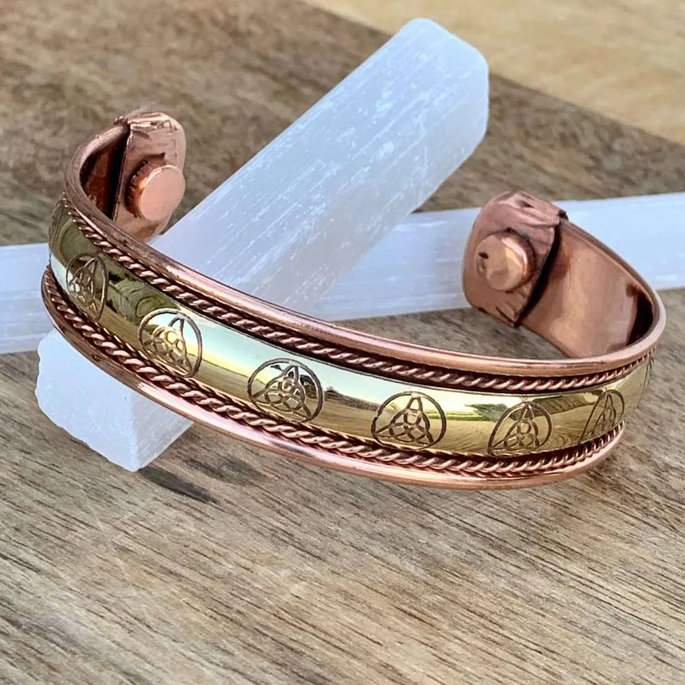 Powerful Copper Bracelet Handmade Cuff Wristband