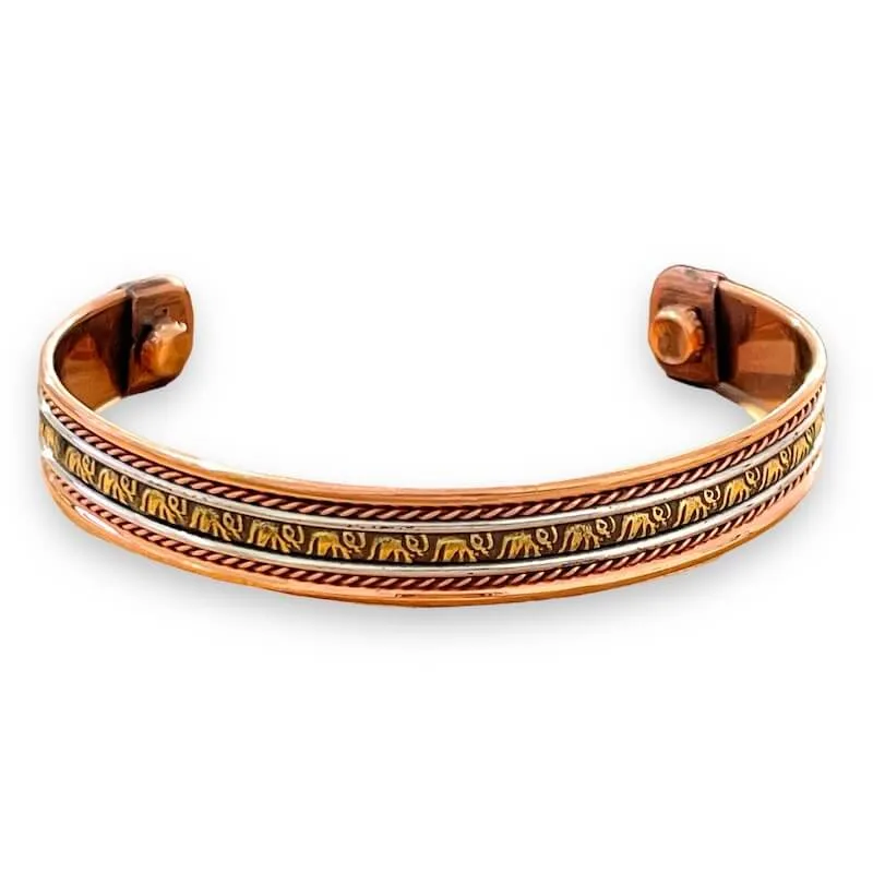 Powerful Copper Bracelet Handmade Cuff Wristband