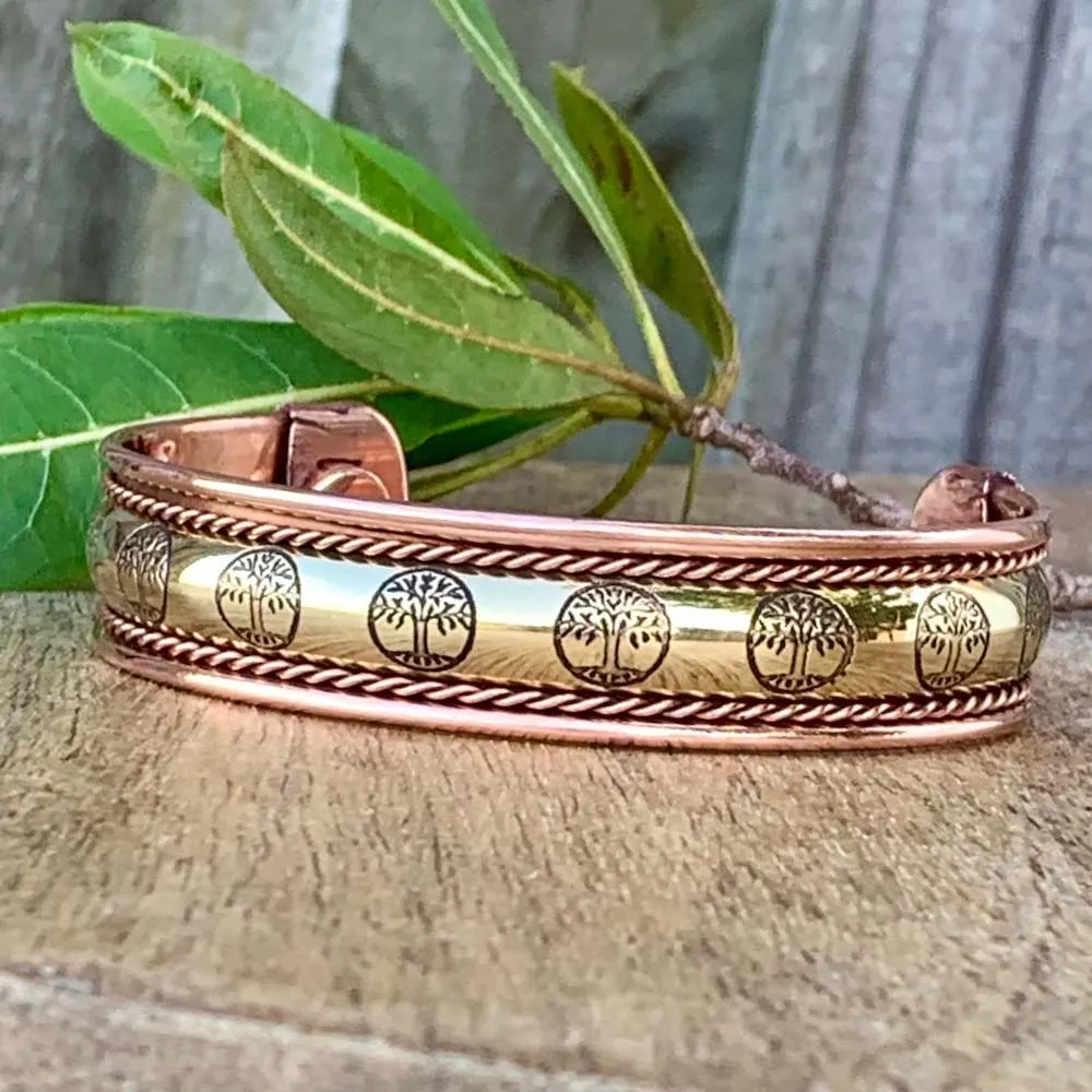 Powerful Copper Bracelet Handmade Cuff Wristband