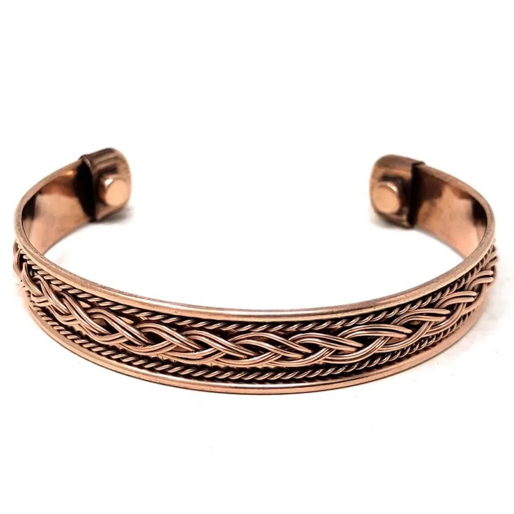 Powerful Copper Bracelet Handmade Cuff Wristband