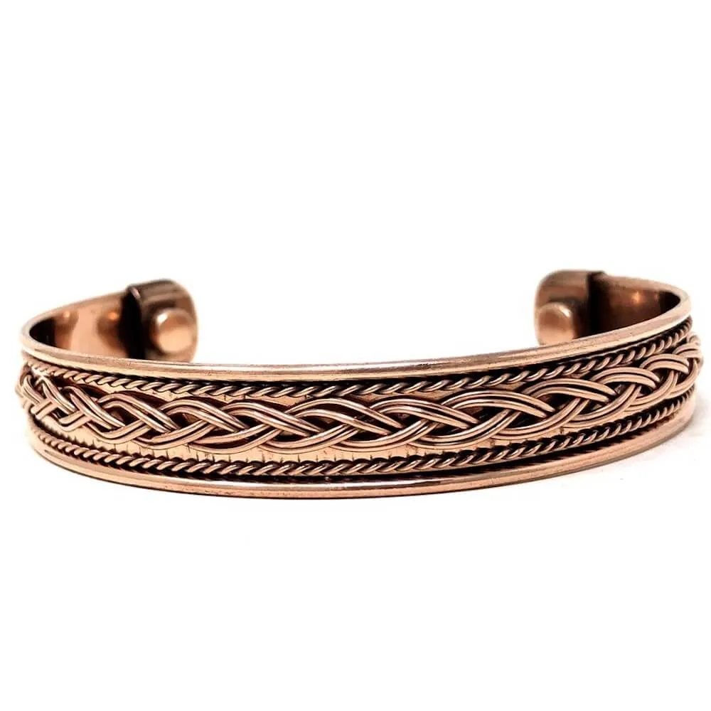 Powerful Copper Bracelet Handmade Cuff Wristband