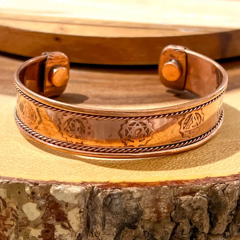 Powerful Copper Bracelet Handmade Cuff Wristband