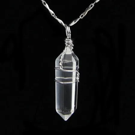 Quartz Chakra Gem Stone Pendant Charm Crystals Gemstones Pendant