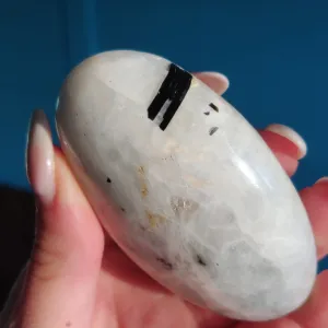 Rainbow Moonstone Palm Stone (#5)