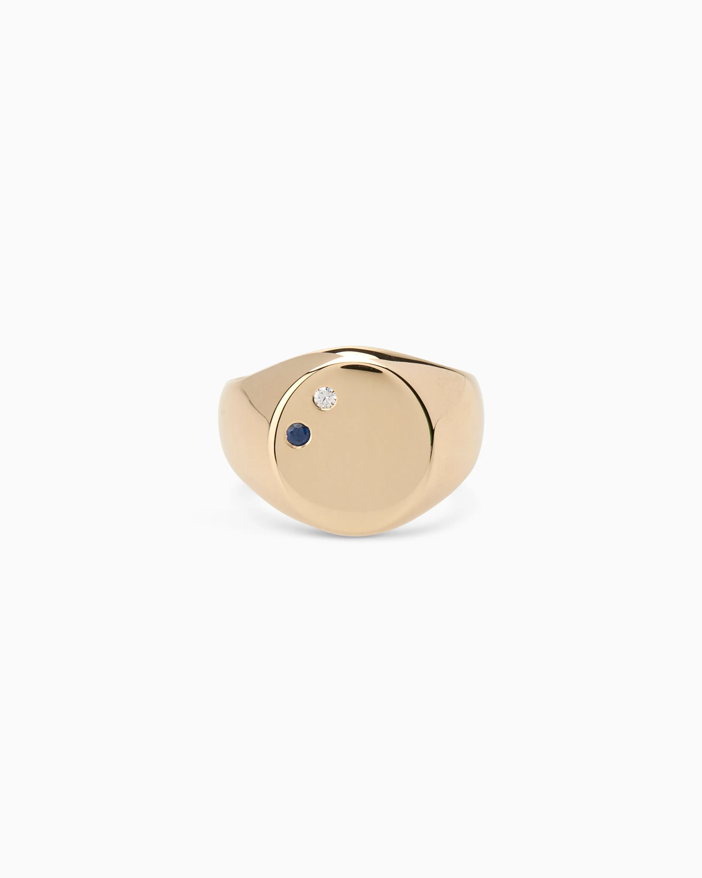 Signet Stone Ring | Yellow Gold