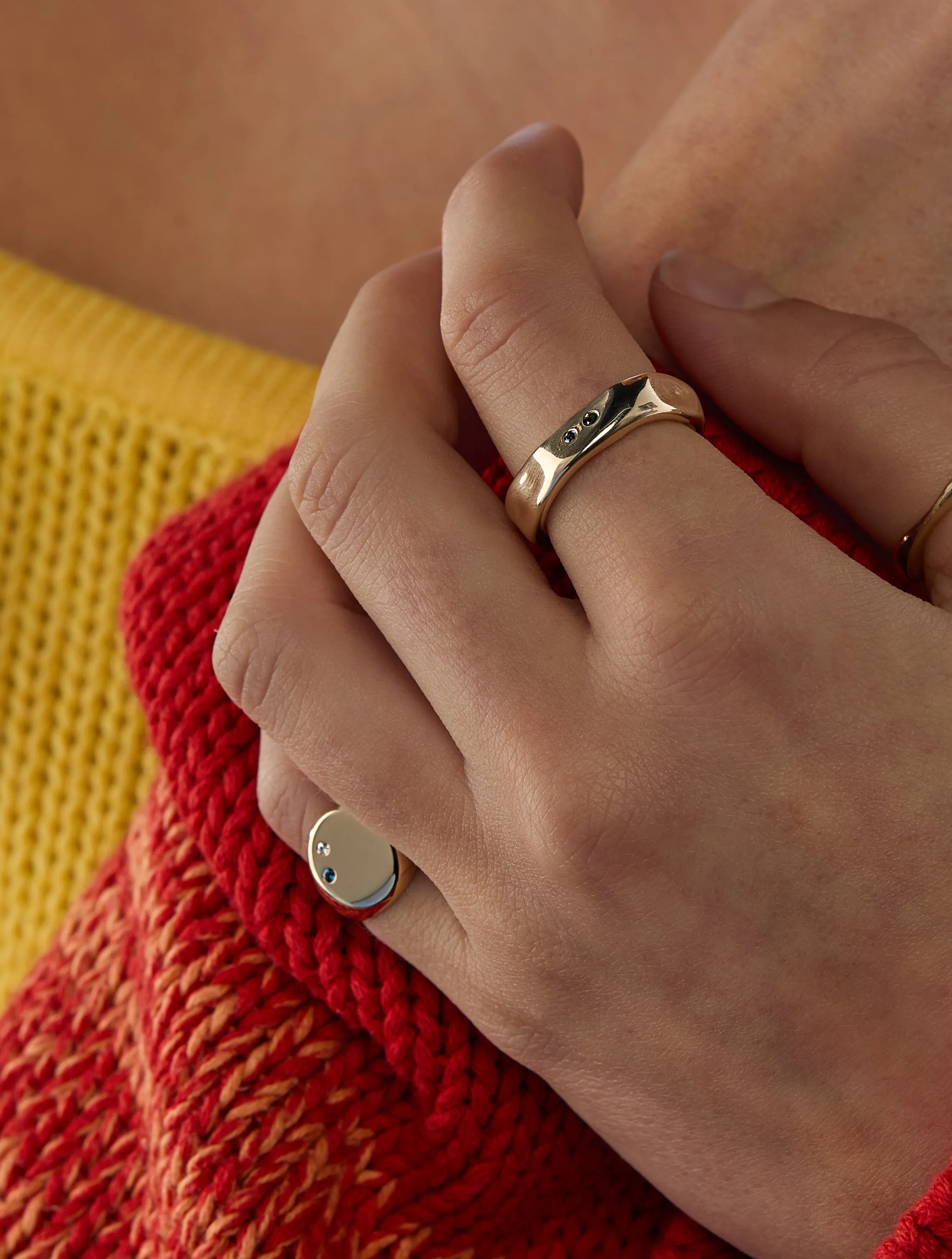 Signet Stone Ring | Yellow Gold