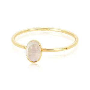 Solo Moonstone Ring