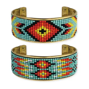 Southwest Beaded Cuff Bracelet