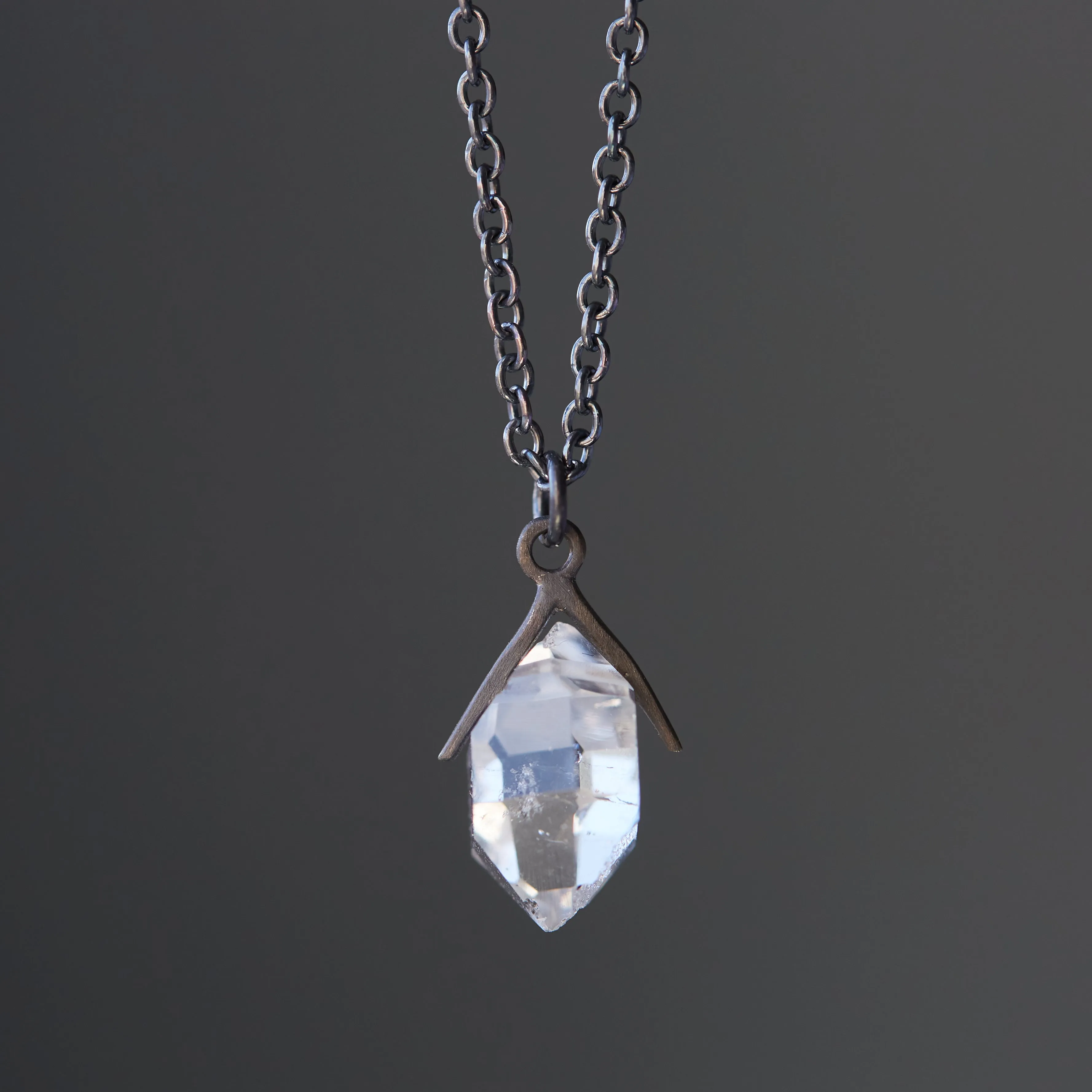 Sticks and Stones Herkimer Quartz Necklace