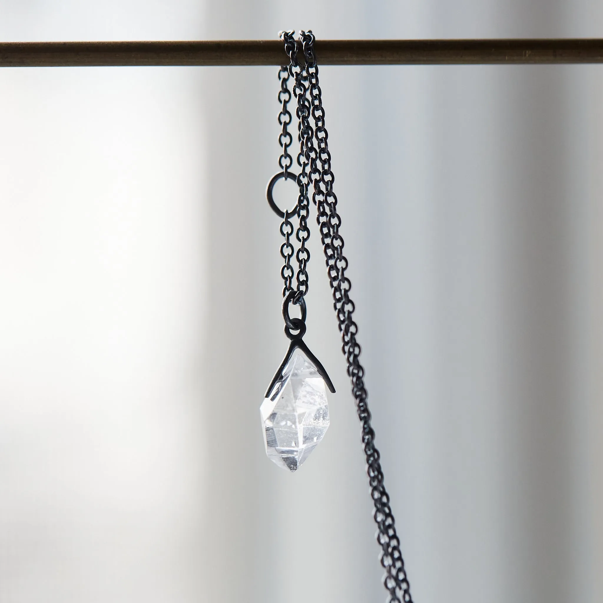 Sticks and Stones Herkimer Quartz Necklace