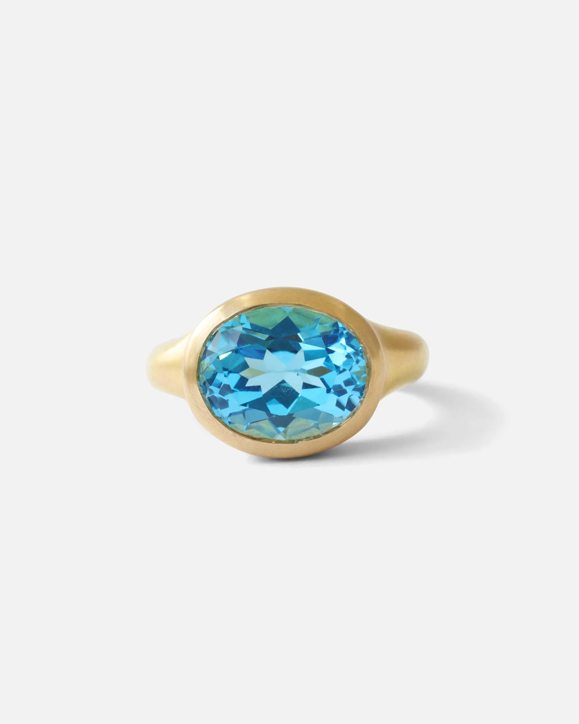 Swiss Blue Topaz Ring