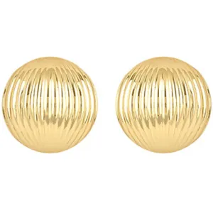 Textured Dome Stud Earrings