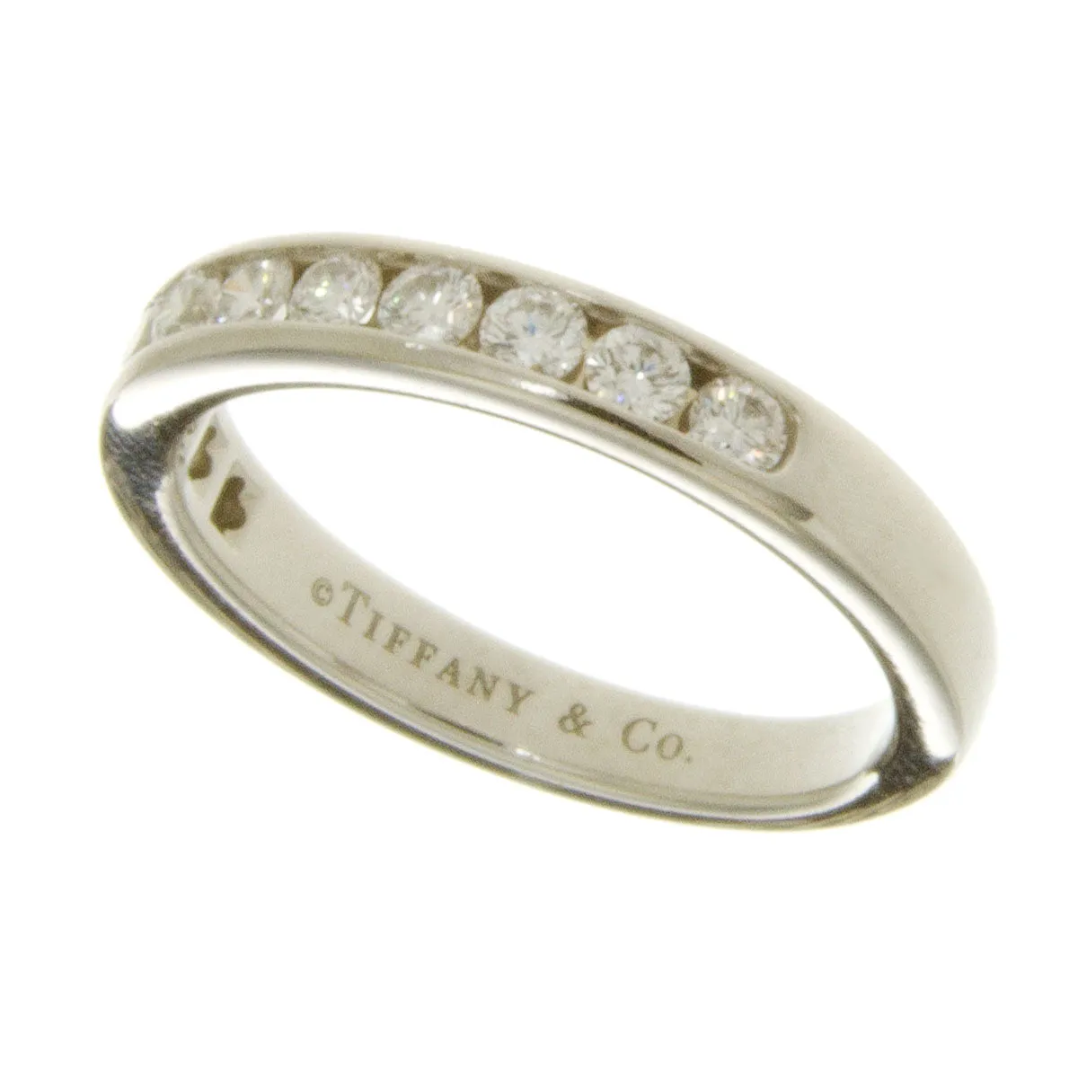 Tiffany & Co. Platinum Diamond Wedding Band