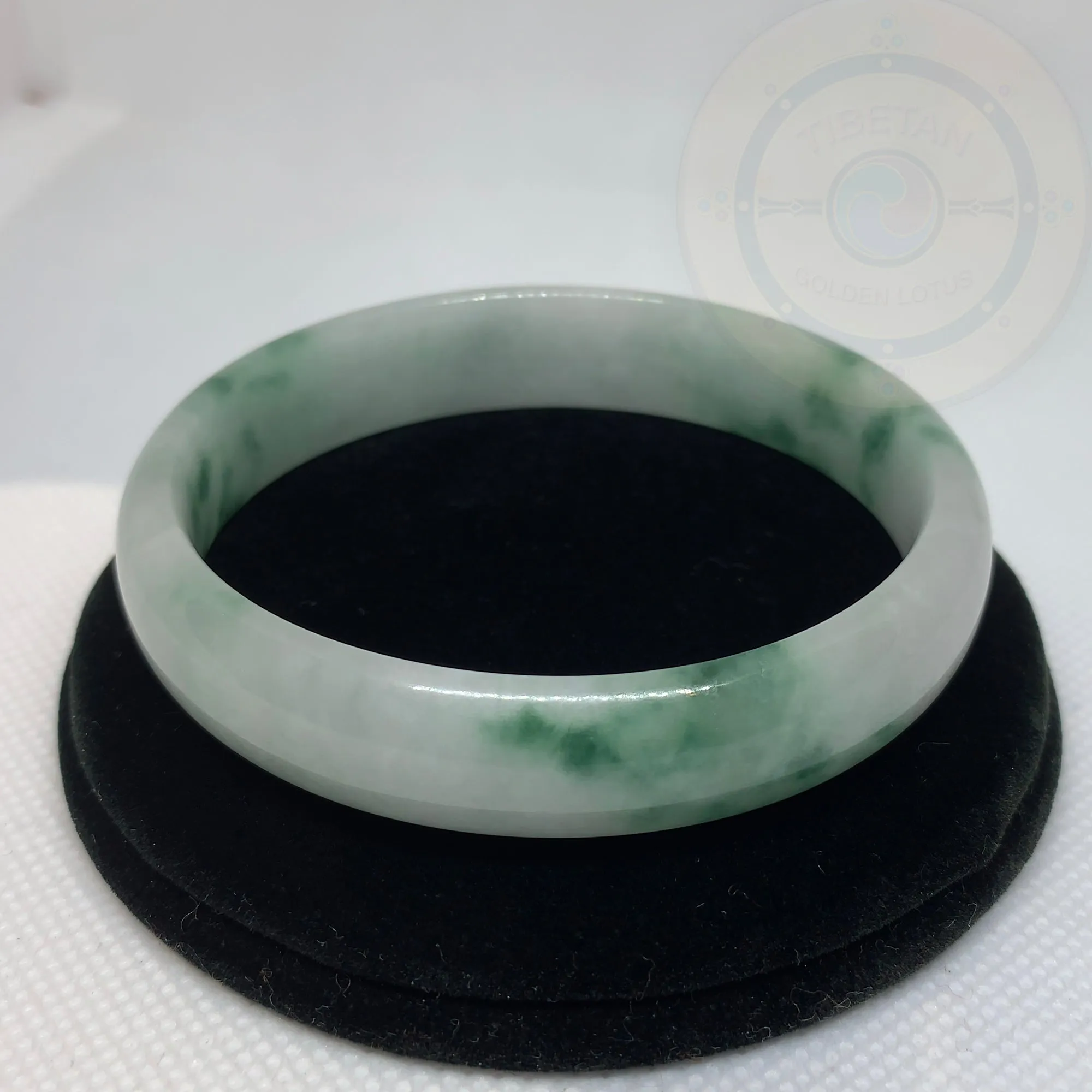 Translucent Natural Antique Jade Bracelet Cuff