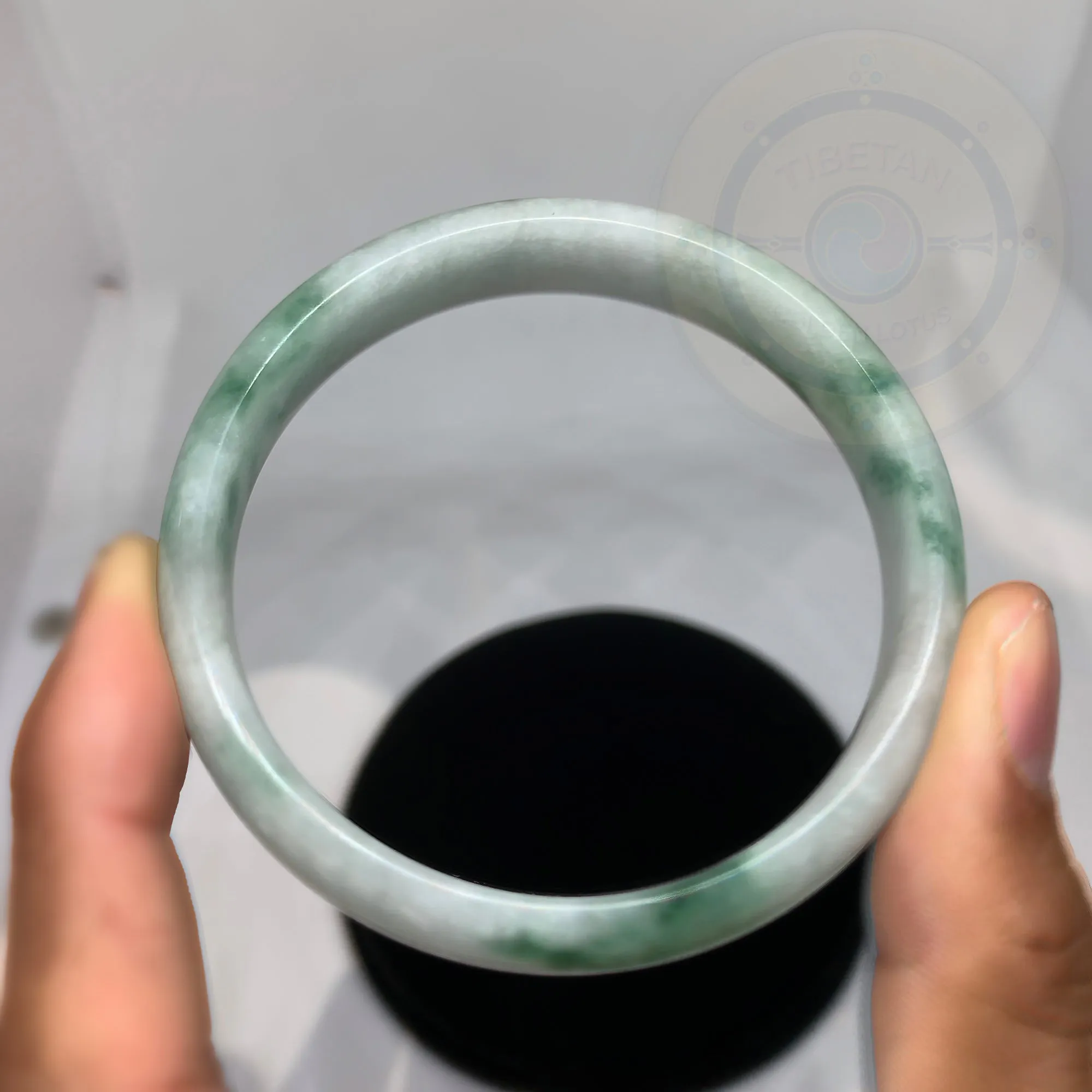 Translucent Natural Antique Jade Bracelet Cuff