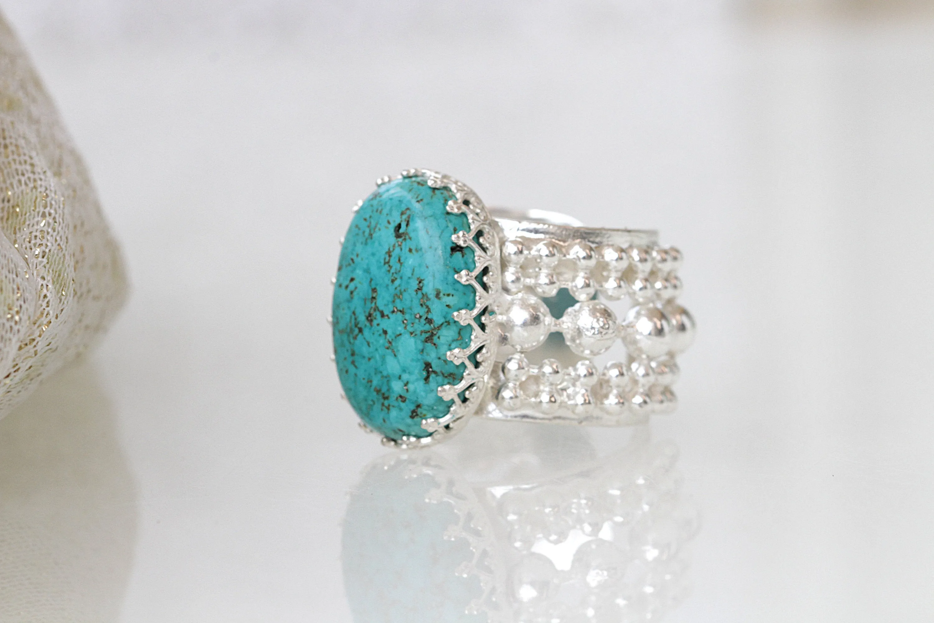 Turquoise Silver Ring