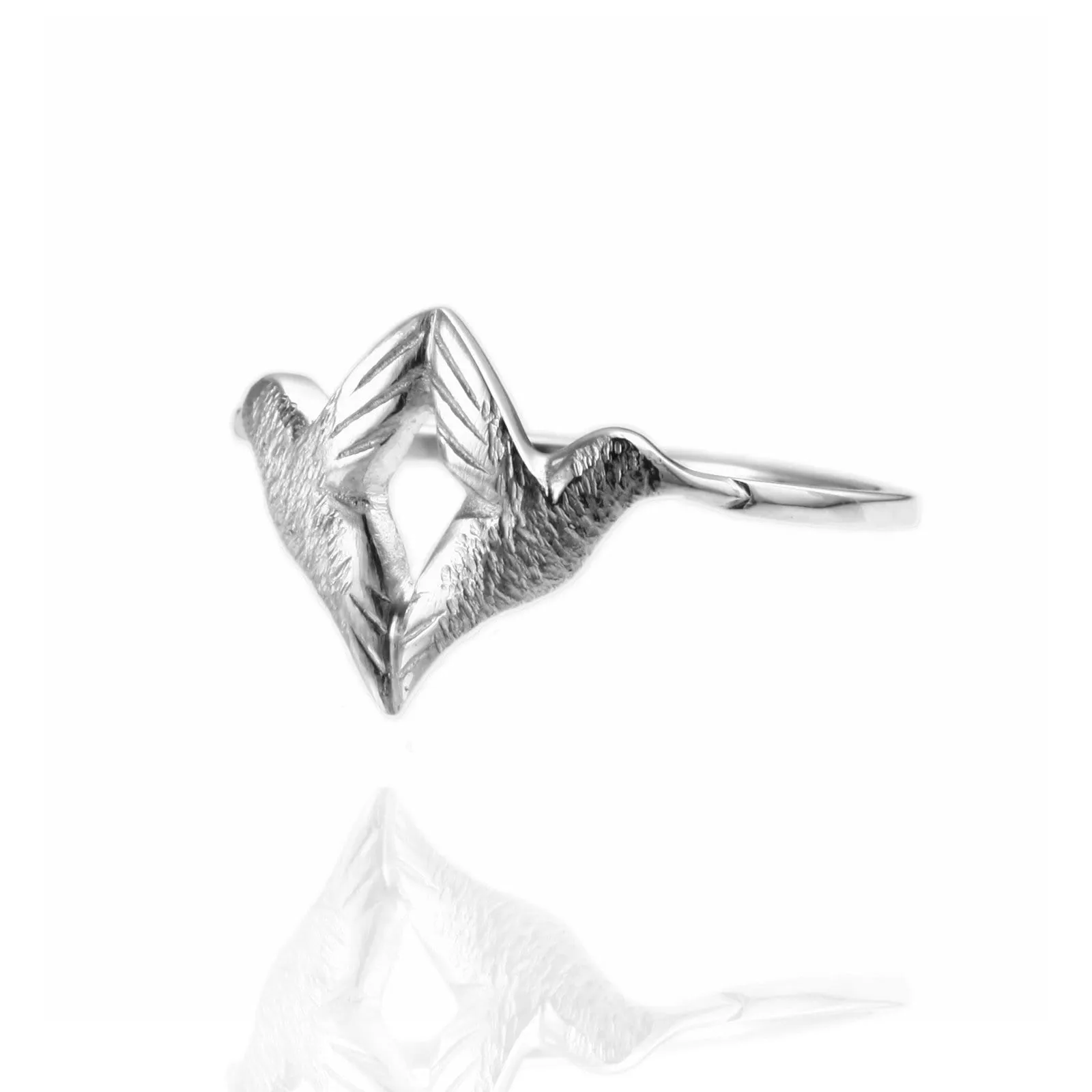 Twin Hummingbird Ring