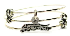 Whippet Triple Style Expandable Bangle Bracelet